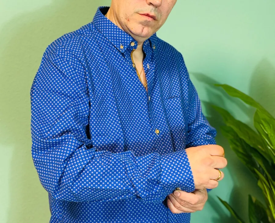 Camisa azulona 