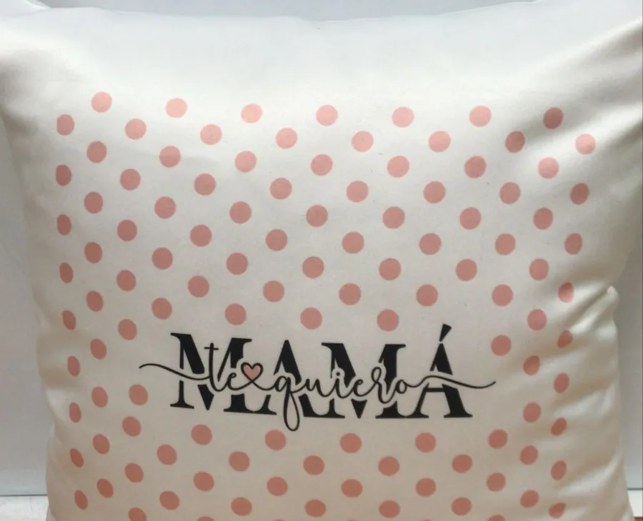 Cojín "Te quiero Mamá"