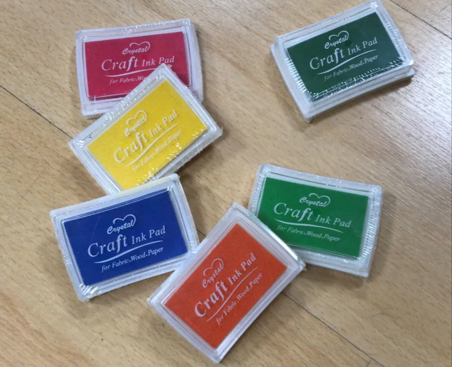 Tintas para huellas de colores